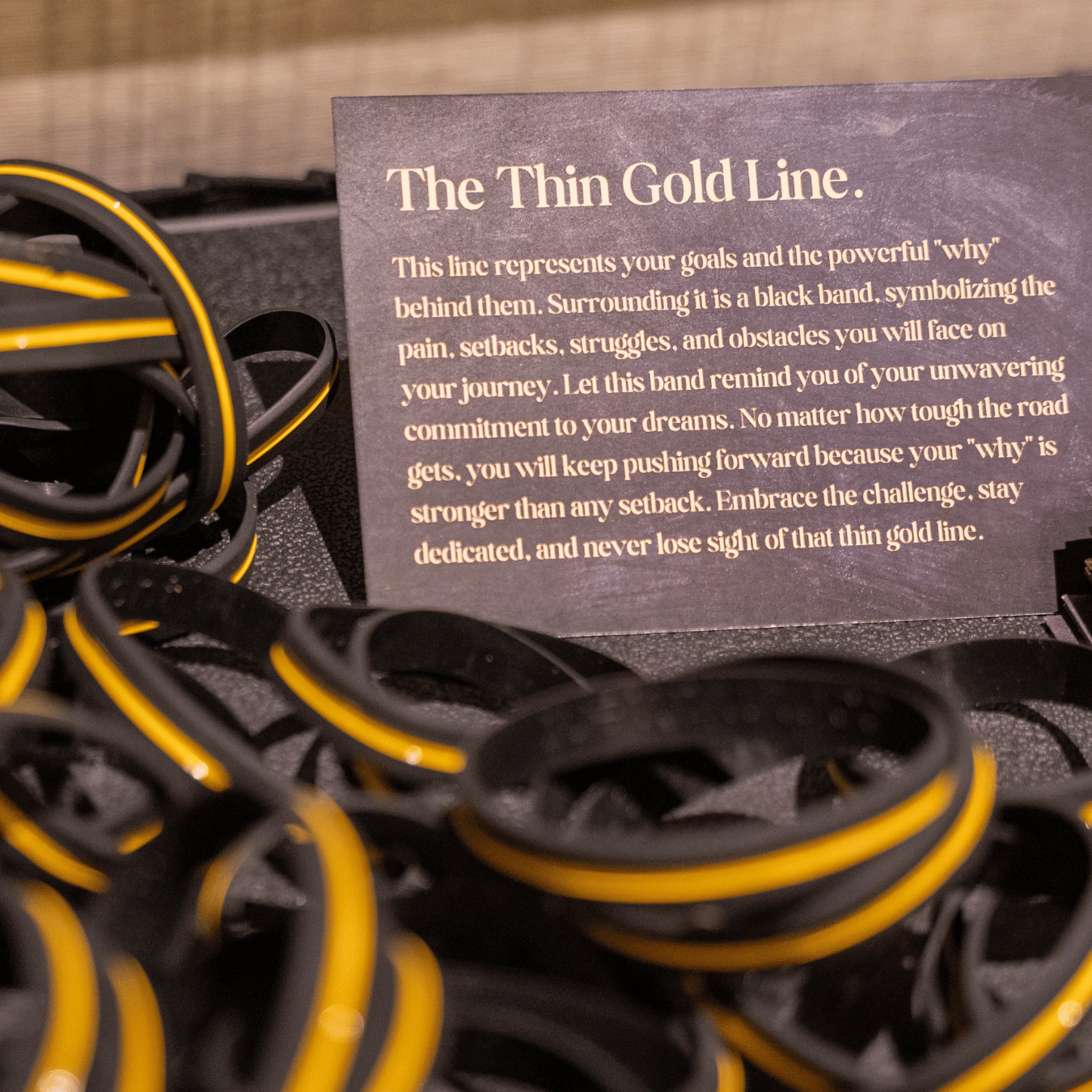 Thin Gold Line Commitment